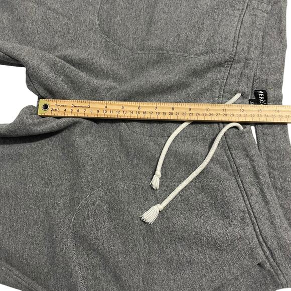 J Crew Mecantile Jogger Mens XL Gray Sweatpants Fleece Tapered Athletic Pants - Picture 8 of 9